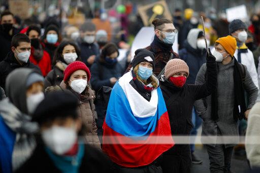 Almanya'da Navalny protestosu | Fotoğraf: AP