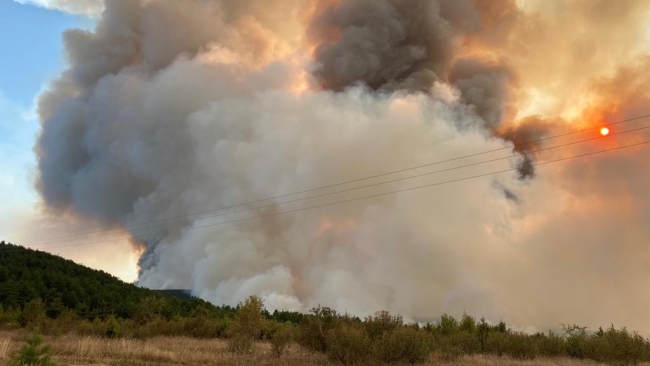 Kastamonu'da orman yangını: 6 köy boşaltıldı