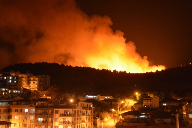 İzmir'de otluk alanda çıkan yangınla ilgili 1 kişi gözaltına alındı