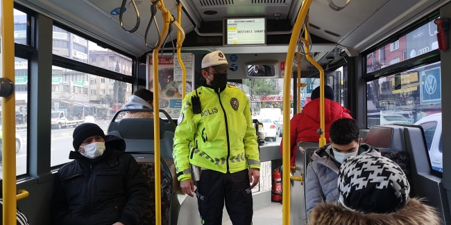 İstanbul'da toplu taşımada koronavirüs denetimi