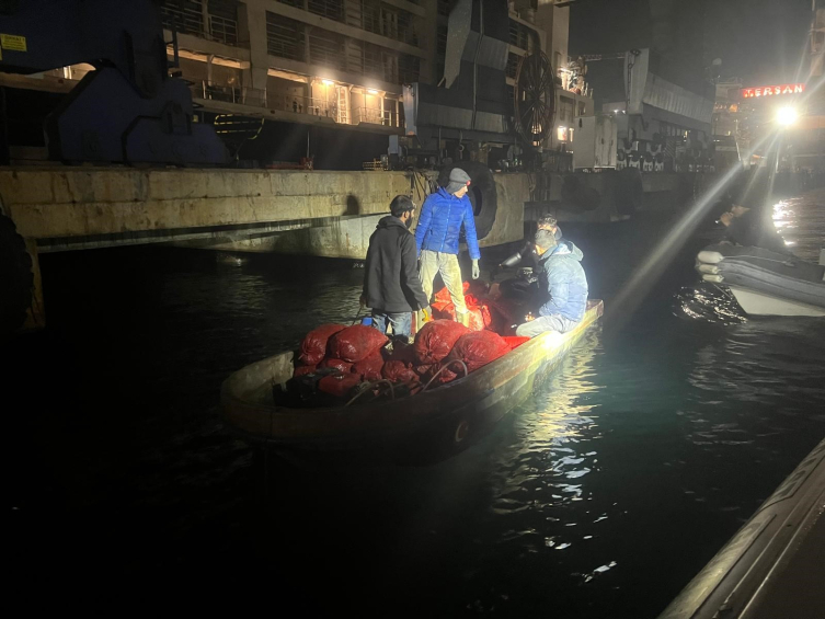 Yalova'da kaçak midye avcılığına 850 bin lira ceza