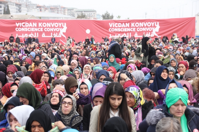 "Vicdan Konvoyu" Hatay'da