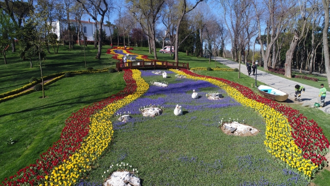 İstanbul'un dört bir yanı lale açtı