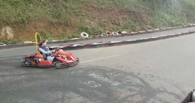 İstanbul'da yaşanan go-kart kazasının görüntüleri ortaya çıktı