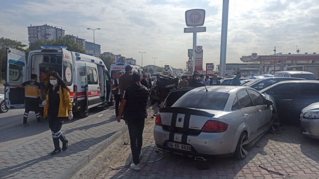 Ankara'da zincirleme kaza kamerada