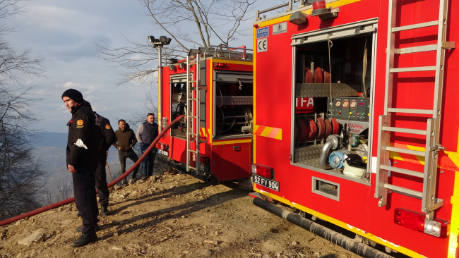 Ordu'da çıkan orman yangını söndürüldü