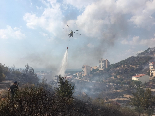 İzmir'deki orman yangını kontrol altına alındı