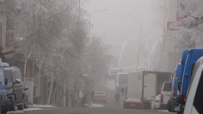 Ardahan'da sıcaklık eksi 16,7 derece ölçüldü