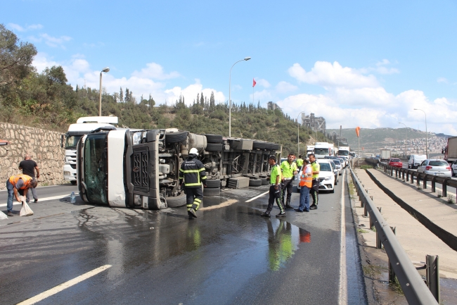 Kaza nedeniyle kapanan Otoyol trafiğe açıldı