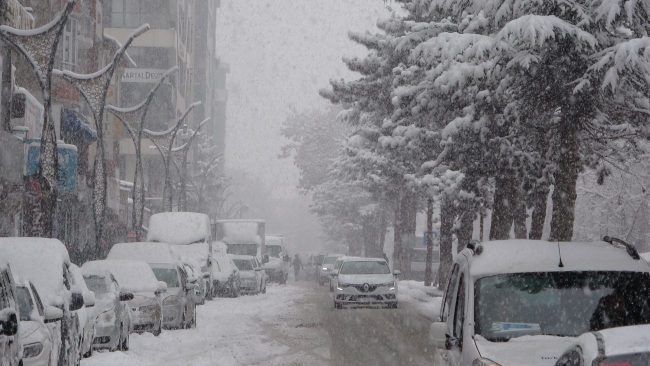 Bitlis’te yoğun kar yağışı ve tipi hayatı olumsuz etkiliyor