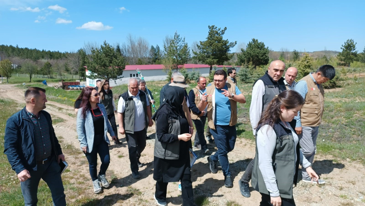 5 farklı ülkeden gelen temsilciler Kastamonu'daki tohum bahçelerini gezdi