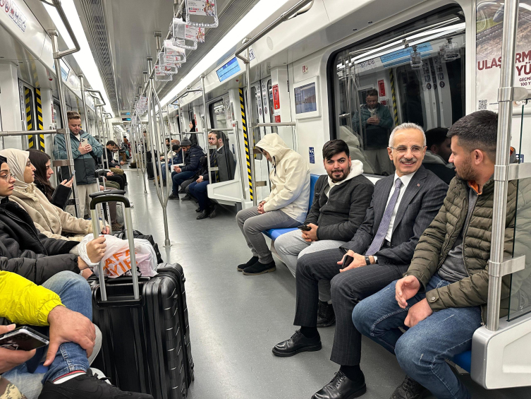 Gayrettepe-İstanbul Havalimanı Metro Hattı'nda yolcu rekoru