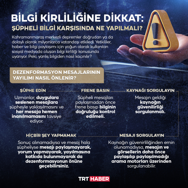 Bilgi kirliliğine dikkat: Şüpheli bilgi karşısında ne yapılmalı?