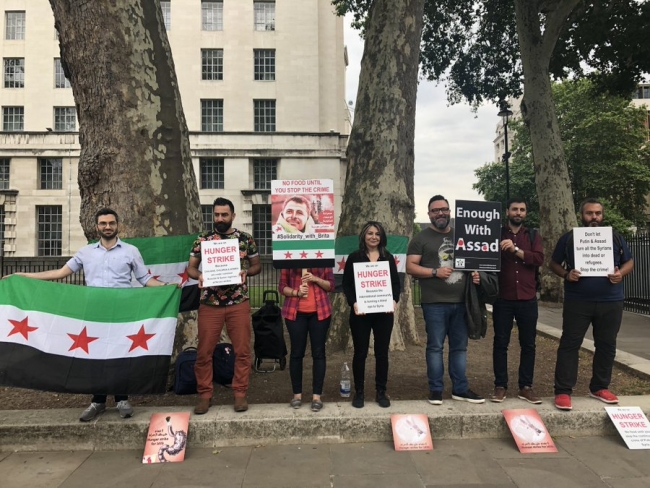 Londra'da İdlib için açlık grevi