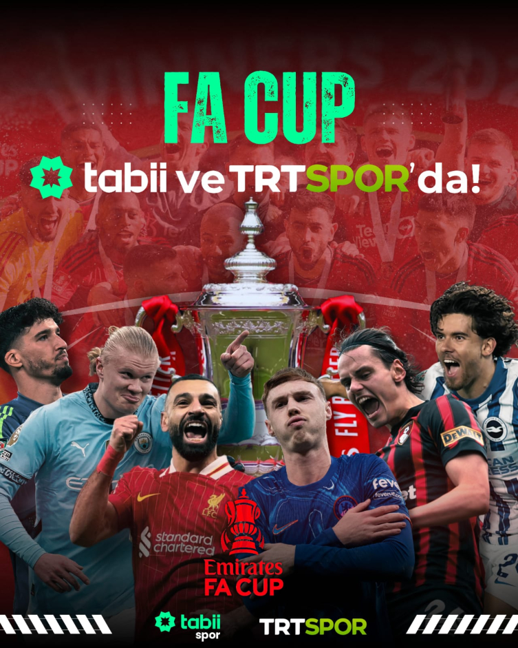 Dünyanın en köklü futbol turnuvası  “FA Cup” 4 yıl boyunca TRT’de