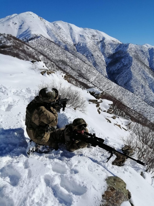 Bitlis'te 11 terör sığınağı imha edildi