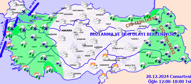 Meteoroloji'den kar yağışı uyarısı