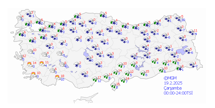 Ankara ve İstanbul'a kar geliyor