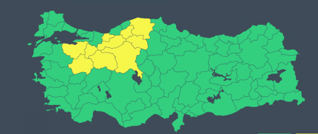 Meteoroloji'den 10 kente sarı uyarı: Kuvvetli yağış bekleniyor