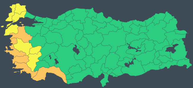 Meteoroloji'den aşırı yağış ve fırtına uyarısı