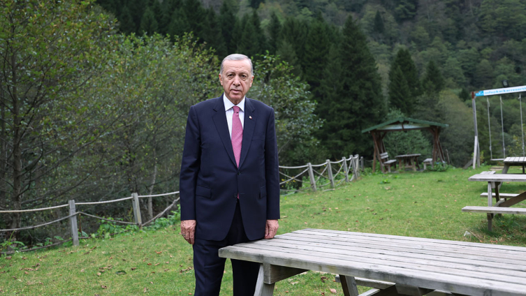 Cumhurbaşkanı Recep Tayyip Erdoğan Rize'de