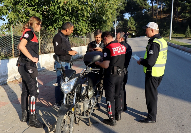 Ülke genelinde motosiklet sürücülerine "Son Sürat" uygulaması