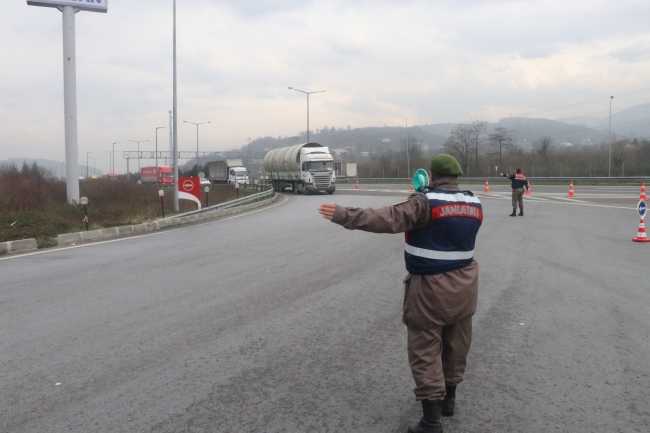 Anadolu Otoyolu'nda drone destekli yol uygulaması