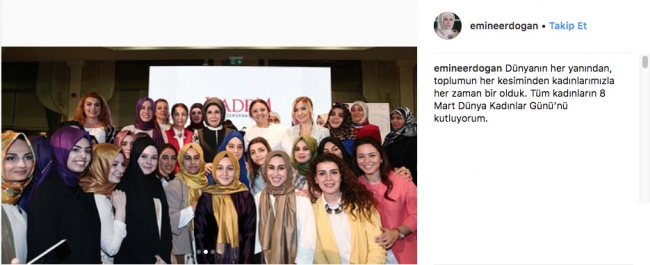 Emine Erdoğan ilk Instagram paylaşımını yaptı