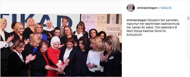 Emine Erdoğan ilk Instagram paylaşımını yaptı