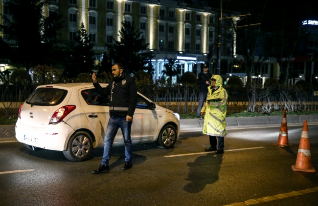 İstanbul'da helikopter destekli denetim