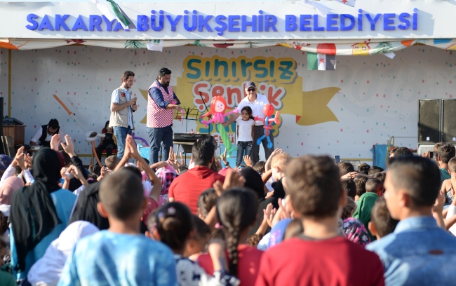 Savaş mağduru çocuklar için 'Sınırsız Şenlik'