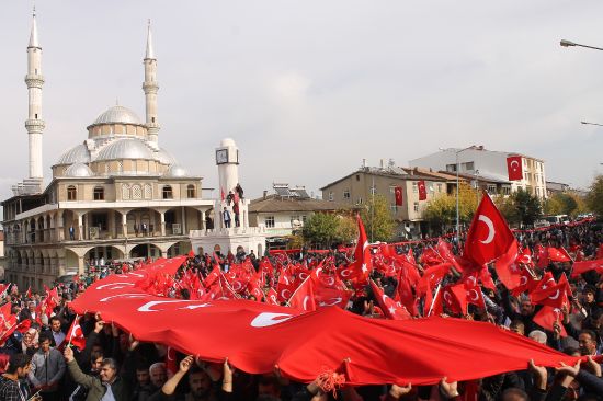 Bingöl'de "teröre lanet" mitingi düzenlendi