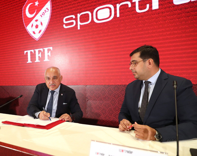 TFF ile Sportradar firması iş birliğine imza attı