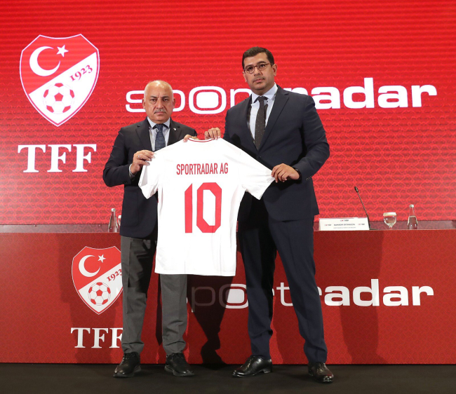 TFF ile Sportradar firması iş birliğine imza attı