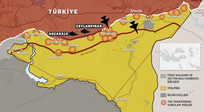 Barış Pınarı Harekatı'nda ilk üç gün