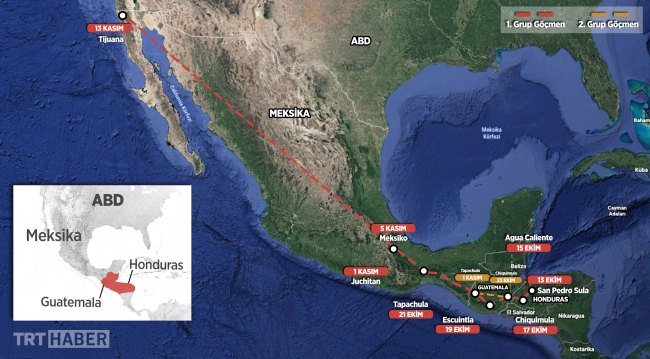 Orta Amerikalı göçmenlerin zorlu yolculuğunda yeni tehdit
