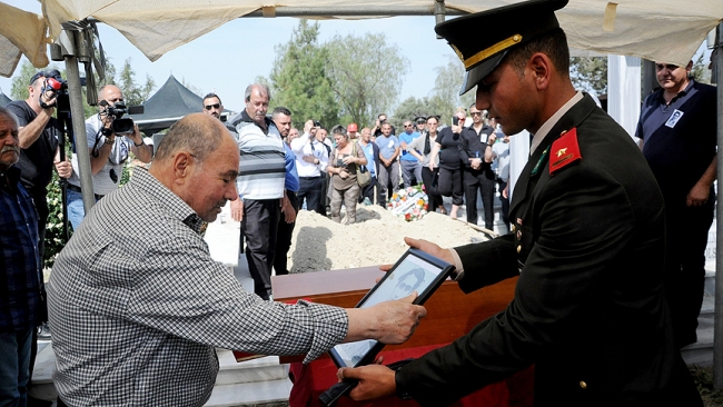 Kıbrıs şehidine 55 yıl sonra cenaze töreni düzenlendi