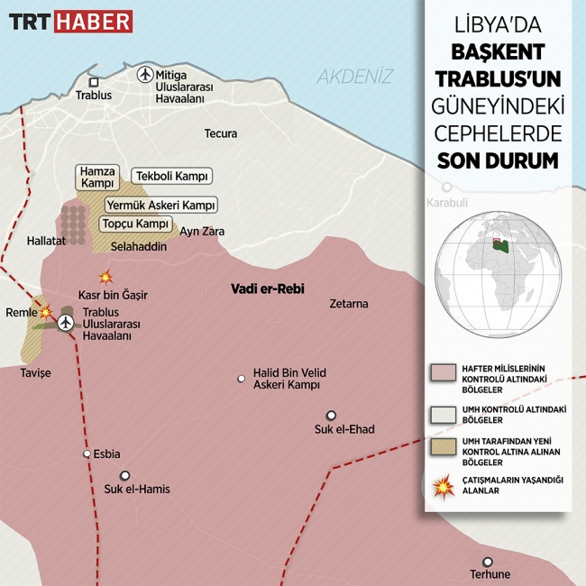 Libya’nın başkenti Trablus’u roket saldırılarından kurtaracak son hamle