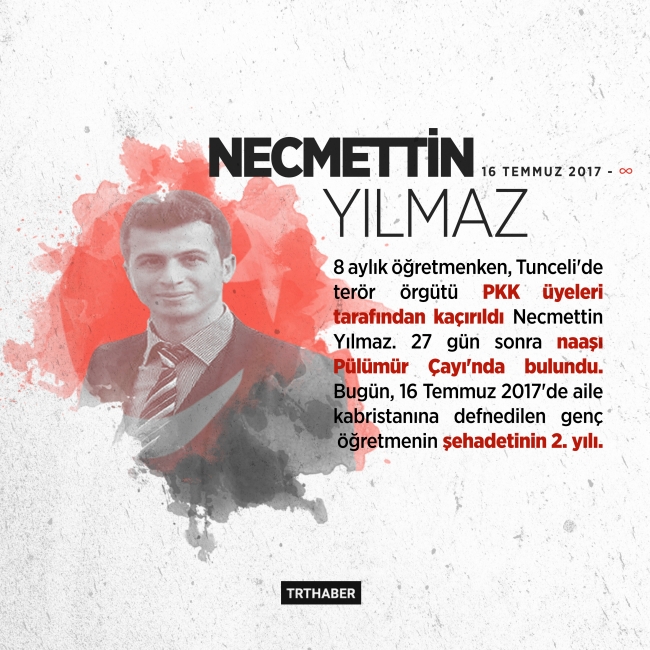 Necmettin öğretmenin şehadetinin 2. yılı