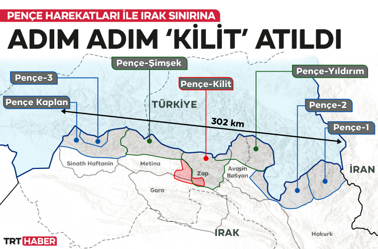 Pençe Kilit'le terör inleri tek tek temizleniyor