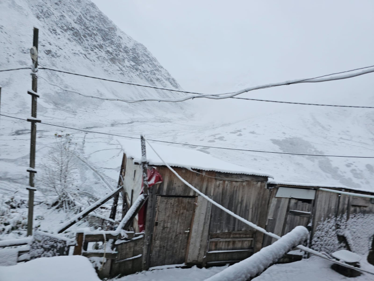 Rize'nin yüksek kesimleri beyaza büründü