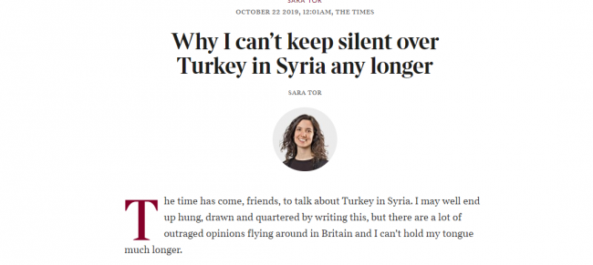 The Times yazarından Türkiye'nin oluşturmak istediği güvenli bölgeye destek