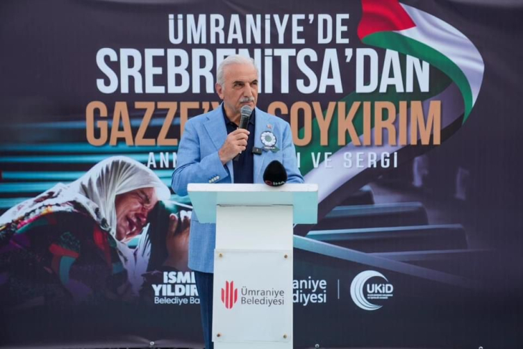 Srebrenitsa ve Gazze'de katledilenler Ümraniye'de anıldı