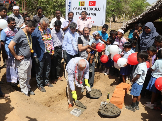 Sri Lanka'da "Osmanlı Okulu"nun temelleri atıldı