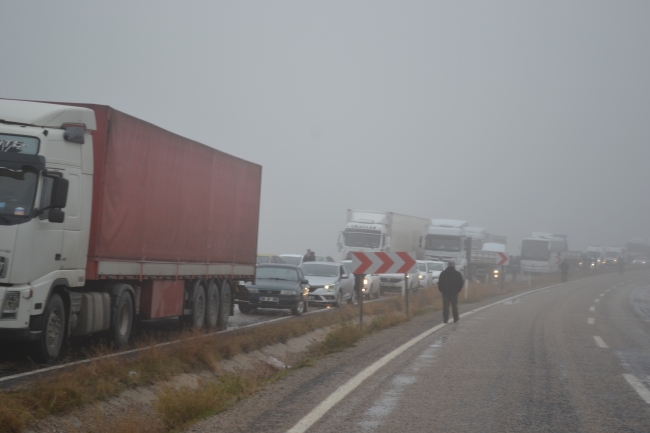 Aksaray'da zincirleme trafik kazası