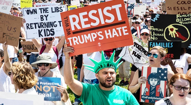 ABD'de Trump'ın göçmen politikası protesto edildi