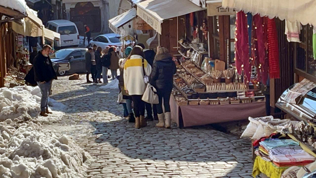 Safranbolu'da yarıyıl tatili yoğunluğu