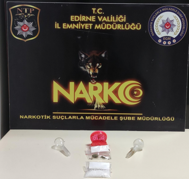 Edirne'de uyuşturucu operasyonu: 2 gözaltı