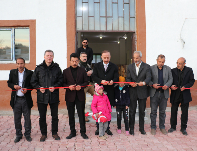 PKK'dan temizlenen Tel Abyad'da restoran ve taziye evinin açılışı yapıldı