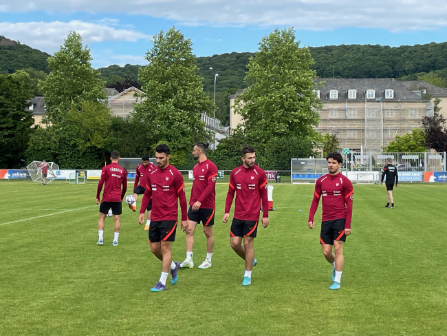 A Milli Futbol Takımı, Lüksemburg maçı hazırlıklarını sürdürdü